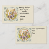 Carte De Rendez-vous Lily Pearl Beautician (Devant / Derrière)