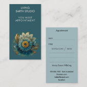 Carte De Rendez-vous Living Field | Mandala (Devant / Derrière)