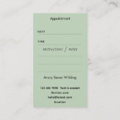 Carte De Rendez-vous Living Leaves | Mandala (Dos)