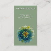 Carte De Rendez-vous Living Leaves | Mandala (Devant)