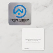 Carte De Rendez-vous Logo Blue Real Estate (Devant / Derrière)