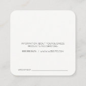 Carte De Rendez-vous Logo de l'immobilier métallurgique moderne | Maiso (Dos)