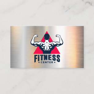 Carte De Rendez-vous Logo du centre de remise en forme   Arrière - plan