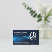 Carte De Rendez-vous Logo du support client | Centre d'appels (Debout devant)