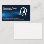 Carte De Rendez-vous Logo du support client | Centre d'appels (Devant / Derrière)