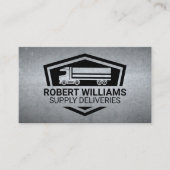 Carte De Rendez-vous Logo Fournitures de transport semi-routier (Devant)