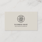 Carte De Rendez-vous Logo Personnalisé Moderne Professionnel (Devant)