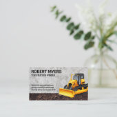 Carte De Rendez-vous Machines de construction | Earth Mover (Debout devant)