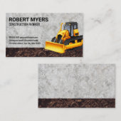 Carte De Rendez-vous Machines de construction | Earth Mover (Devant / Derrière)