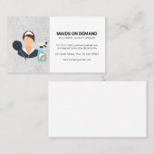 Carte De Rendez-vous Maids | Services de nettoyage (Devant / Derrière)