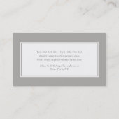 Carte De Rendez-vous Main dessinée dentelle Artistes Bloggers Publicité (Dos)