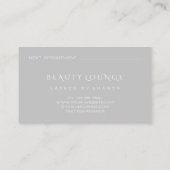 Carte De Rendez-vous Maquillage Artiste Événement Lashes Beauté Rose Gr (Dos)