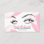 Carte De Rendez-vous Maquillage Artiste Lashes Brosses Instructions (Devant)