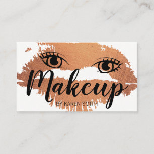 Carte De Rendez-vous Maquillage de beauté expressif