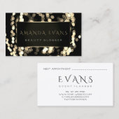 Carte De Rendez-vous Maquillage de l'organisateur d'événements Beauté S (Devant / Derrière)