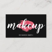 Carte De Rendez-vous Maquillage et baiser (Devant)