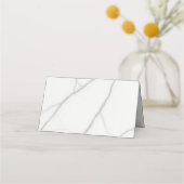 Carte De Rendez-vous Marbre Blanc (Dos)