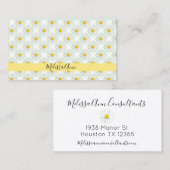 Carte De Rendez-vous Marguerites (Devant / Derrière)