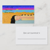 Carte De Rendez-vous Massage en pierre chaude (Devant / Derrière)