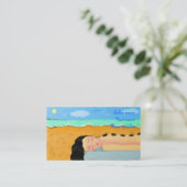 Carte De Rendez-vous Massage en pierre chaude (Debout devant)