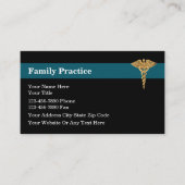 Carte De Rendez-vous Médecin Médicale classique Pratique familiale (Devant)