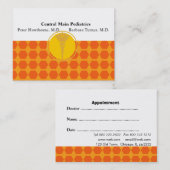 Carte De Rendez-vous Médecins Medical Apppointment Beehive Retro simple (Devant / Derrière)