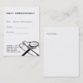 Carte de rendez-vous Médicale (Devant / Derrière)