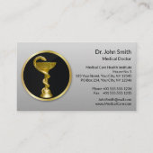 Carte De Rendez-vous Médicale Gold Professional Hygieia Bowl (Devant)