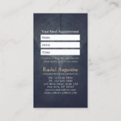 Carte De Rendez-vous Méditation de l'instructeur YOGA Pose Bodhi Coupe  (Dos)