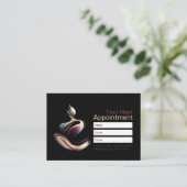 Carte De Rendez-vous Méditation Yoga Instructeur Lotus Pose Brush Strok (Debout devant)