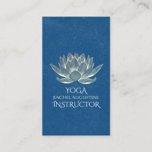 Carte De Rendez-vous Méditation Yoga Reiki Instructeur Nomination Lotus