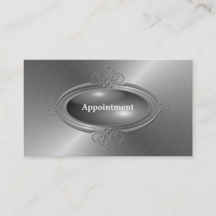 Carte De Rendez-vous Modèle de nomination élégant