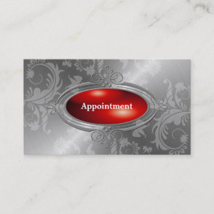Carte De Rendez-vous Modèle de nomination élégant