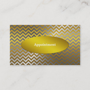 Carte De Rendez-vous Modèle de nomination élégant