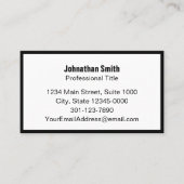 Carte De Rendez-vous Modèle professionnel de code QR noir et blanc (Devant)