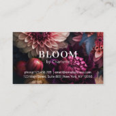 Carte De Rendez-vous Modern Flower Salon (Devant)