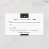 Carte De Rendez-vous Modern Four Photo Collage Personal Trainer Fitness (Dos)