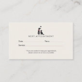 Carte De Rendez-vous Modern Neutral Pet Sitter Appointment | Editable (Devant)
