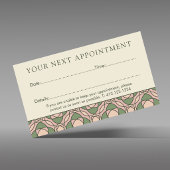 Carte De Rendez-vous Modern Organic Botanical Appointment Card