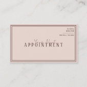 Carte De Rendez-vous Modern Trendy Brown Personal Trainer Fitness  (Devant)