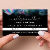 Carte de rendez-vous moderne avec encre d'alcool h