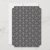 Carte de rendez-vous moderne avec typographie grap (Dos)