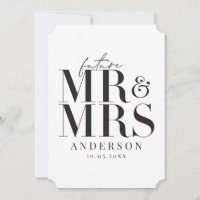 Carte de rendez-vous moderne avec typographie grap