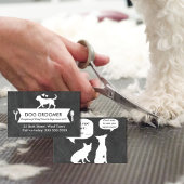 Carte de rendez-vous moderne Black Dog Grooming