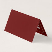 Carte de rendez-vous moderne et élégant, rouge et  (Dos)