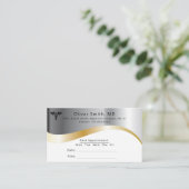 Carte de rendez-vous moderne et élégante MD Doctor (Debout devant)