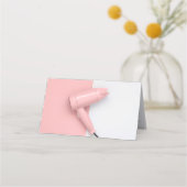 Carte de rendez-vous moderne et élégante Rose (Dos)