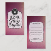 Carte de rendez-vous moderne pour professionnels (Devant / Derrière)