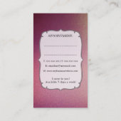 Carte de rendez-vous moderne pour professionnels (Dos)