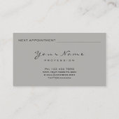 Carte De Rendez-vous Monogram Diamond Grey Gold Confetti Blogger (Dos)